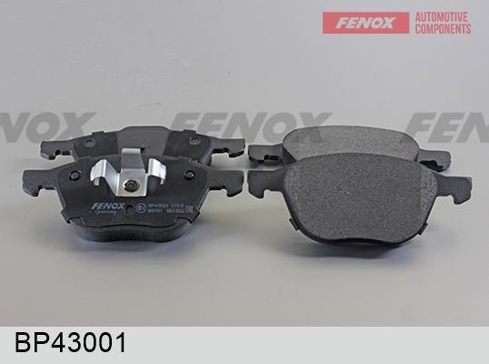 КОЛОДКИ ТОРМОЗНЫЕ ДИСКОВЫЕ ПЕРЕДНИЕ BP43001 FENOX