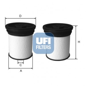 Фильтр топливный 26.047.00 UFI