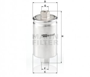 Фильтр топливный WK6125 MANN FILTER