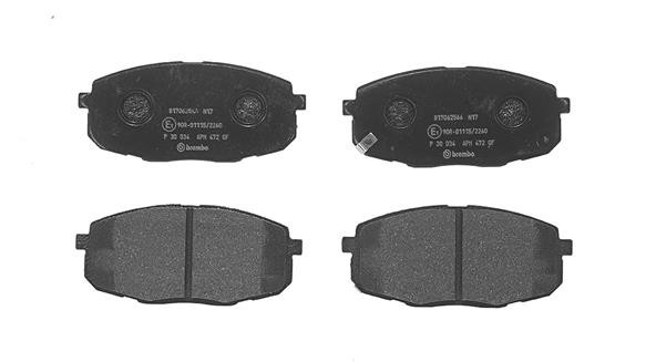 Колодки тормозные дисковые P30034 BREMBO