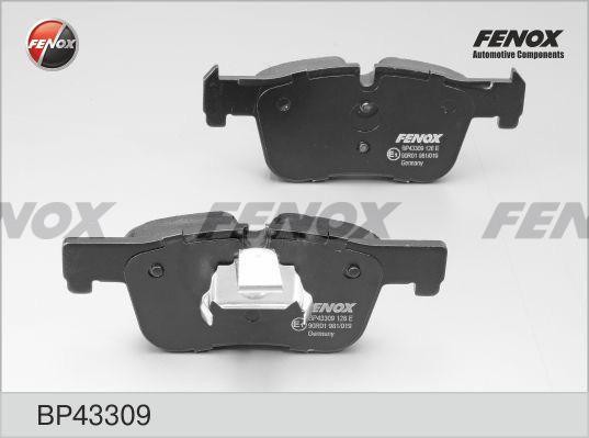 КОЛОДКИ ТОРМОЗНЫЕ ДИСКОВЫЕ ПЕРЕДНИЕ BP43309 FENOX