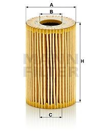 Фильтр масляный двигателя HU7008Z MANN FILTER