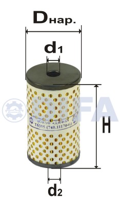 Фильтр топливный 7401117040 DIFA