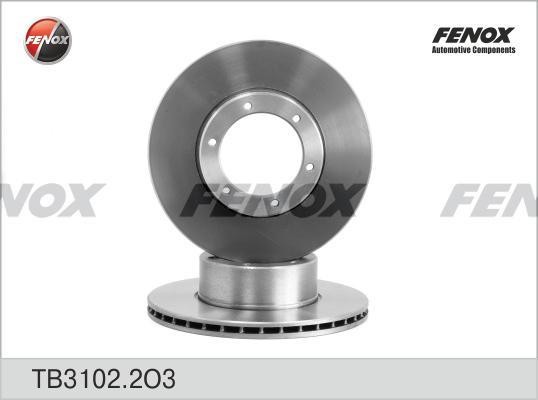 ДИСК ТОРМОЗНОЙ ВЕНТИЛИРУЕМЫЙ TB3102.2O3 FENOX