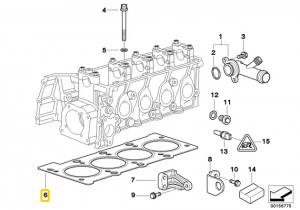 Прокладка ГБЦ 11 12 1 715 452 BMW