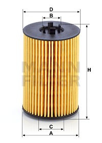 Фильтр масляный двигателя HU7020Z MANN FILTER