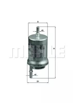 Фильтр топливный KL176/6D MAHLE