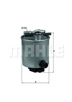 Фильтр топливный KL440/14 MAHLE