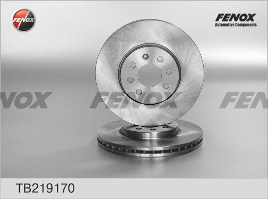 ДИСК ТОРМОЗНОЙ ПЕРЕДНИЙ TB219170 FENOX