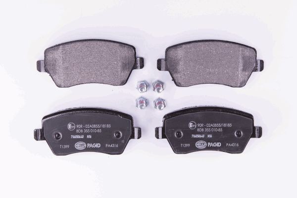 Колодки тормозные дисковые 8DB 355 010-851 PAGID