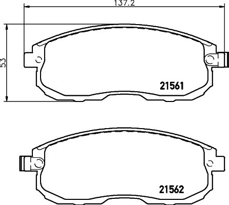 Колодки тормозные дисковые 8DB 355 027-091 PAGID