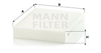 Фильтр салона CU25001 MANN FILTER