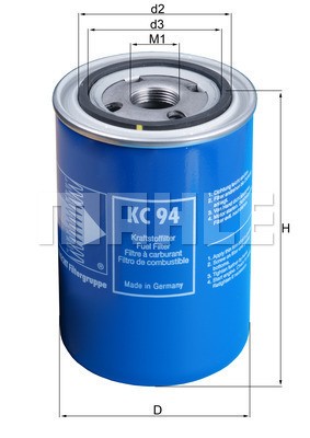 Фильтр топливный KC94 MAHLE