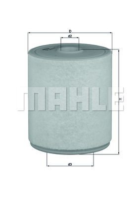Фильтр воздушный LX1780/3 MAHLE