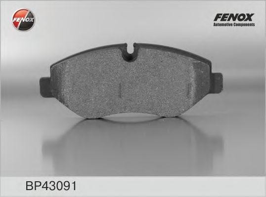 КОЛОДКИ ТОРМОЗНЫЕ ДИСКОВЫЕ ПЕРЕДНИЕ BP43091 FENOX