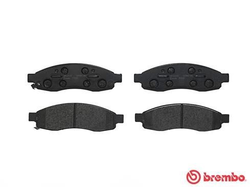 Колодки тормозные дисковые P58001 BREMBO