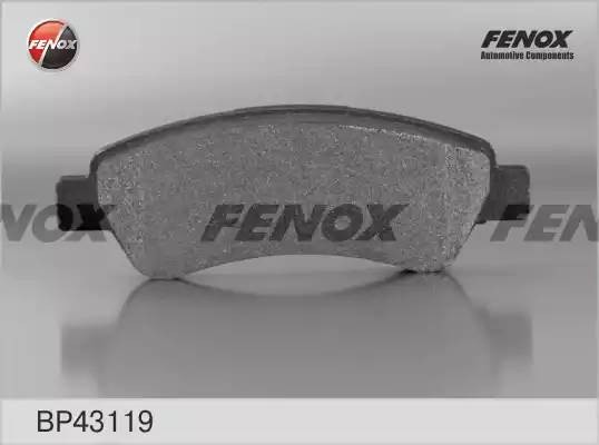 КОЛОДКИ ТОРМОЗНЫЕ ДИСКОВЫЕ ЗАДНИЕ BP43119 FENOX