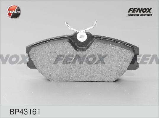 КОЛОДКИ ТОРМОЗНЫЕ ДИСКОВЫЕ ПЕРЕДНИЕ BP43161 FENOX