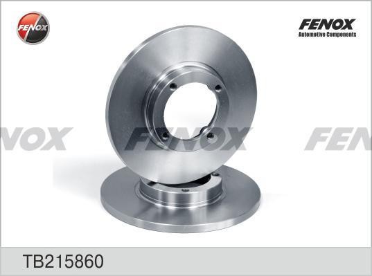 ДИСК ТОРМОЗНОЙ ПЕРЕДНИЙ TB215860 FENOX