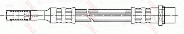 Шланг тормозной PHD471 TRW