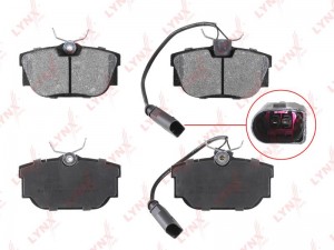 Колодки тормозные дисковые BD-3027 LYNXAUTO