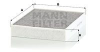Фильтр салона CUK25001 MANN FILTER
