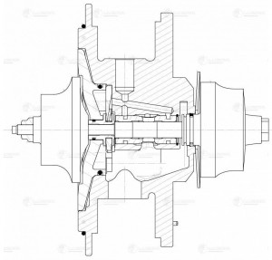 Турбокомпрессор без корпуса (картридж) LAT 5020 LUZAR