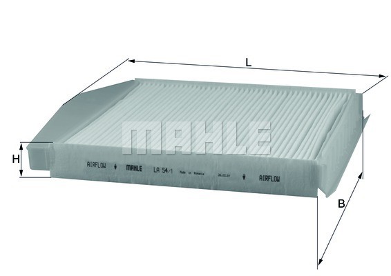 Фильтр салона LA54/1 MAHLE