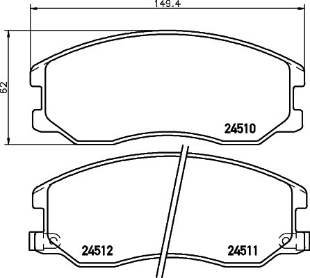 Колодки тормозные дисковые 8DB 355 028-581 PAGID