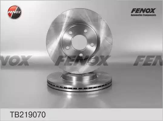 ДИСК ТОРМОЗНОЙ ПЕРЕДНИЙ TB219070 FENOX